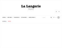 Tablet Screenshot of lalangerie.com